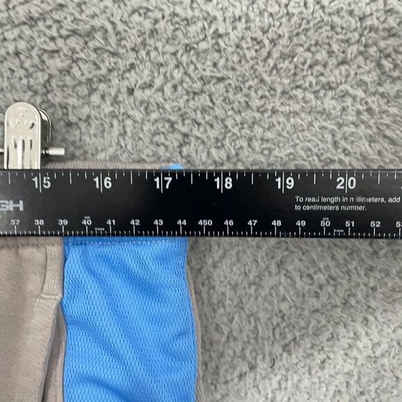 VTG Nike Shorts Men M Gray Blue Athletic Pull On Fleece Y2K - Picture 10 of 14